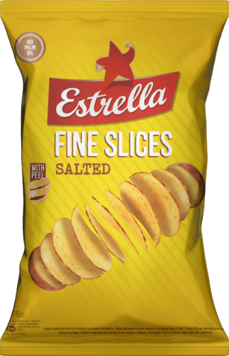 Traškučiai ESTRELLA, su druska, 130 g