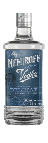 Vodka NEMIROFF, Delikat, 40%, 0,5 L