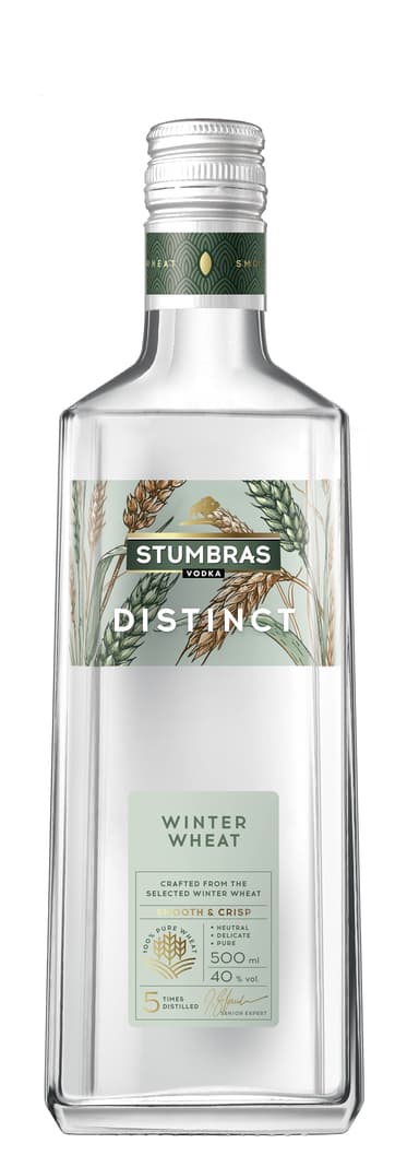 Degtinė STUMBRAS VODKA, Distinct W.Wheat, 0,5l 40%