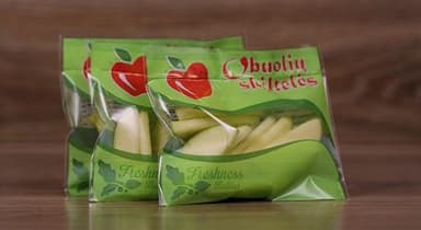 Fresh cutted apples, 70g