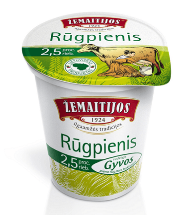 Cultured milk ZEMAITIJOS, 0,5 l