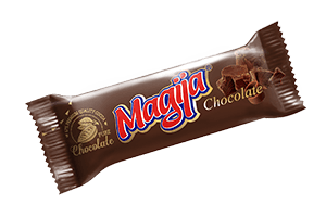 Varškės sūrelis MAGIJA su kakav. ir šok. sk. gab., 24% rieb., 45 g