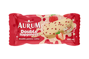 AURUM Panna Cotta flavor ice cream 100ml