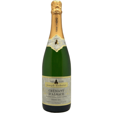 Sparkling wine HUBSTER, Cremant d'Alsace Demi Sec, baltas 0,75l
