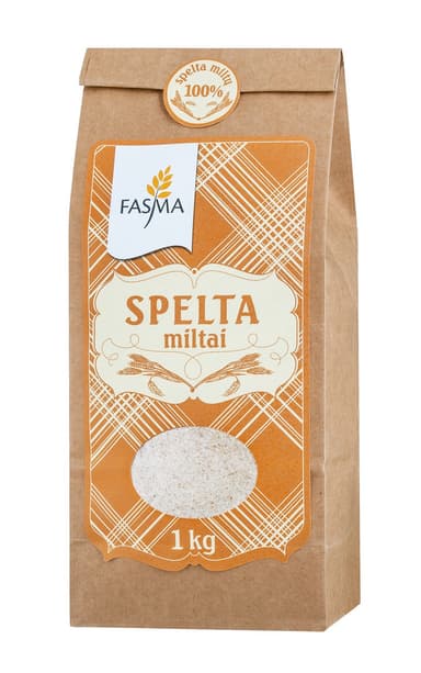 Pilno grūdo miltai SPELTA, FASMA, 1 kg