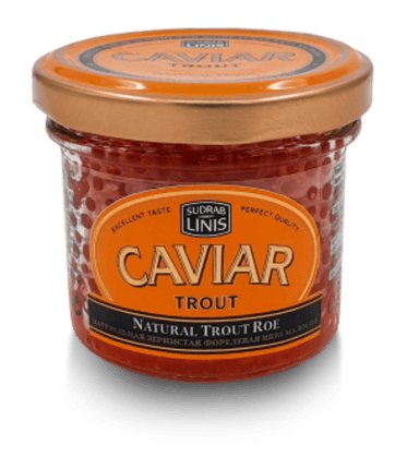Trout roe SUDRABLINIS Premium, 100 g