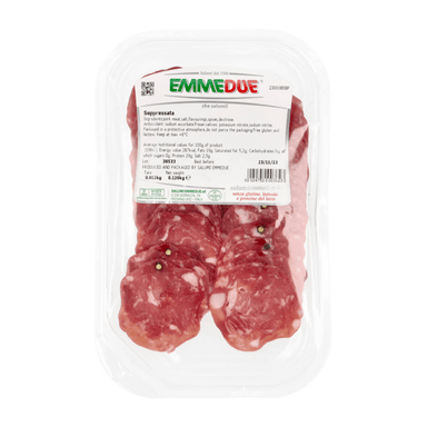 Sliced dried pork sausage SOPRESSATA