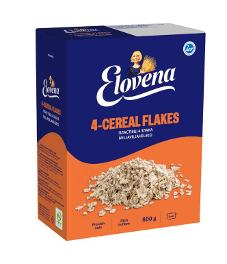 Keturių grūdų dribsniai NORDIC, 600 g