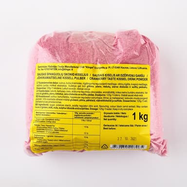 Kissiel KLINGAI,  cranberry, without colouring, 1 kg