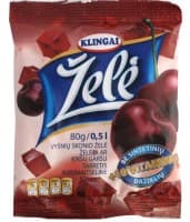Jelly KLINGAI, cherry flavour, 80 g