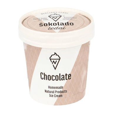 Chocolate cream edible ice cream