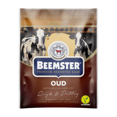 BEEMSTER AGED cheese, branded 18 months.