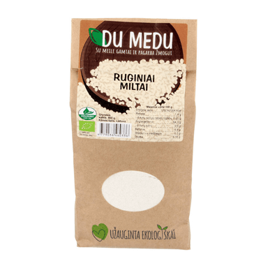 Ruginiai miltai, ekologiški