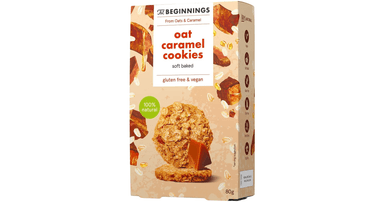 Oatmeal and caramel cookies