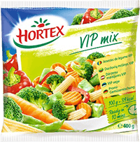 Šaldytų daržovių mišinys VIP HORTEX, 400 g