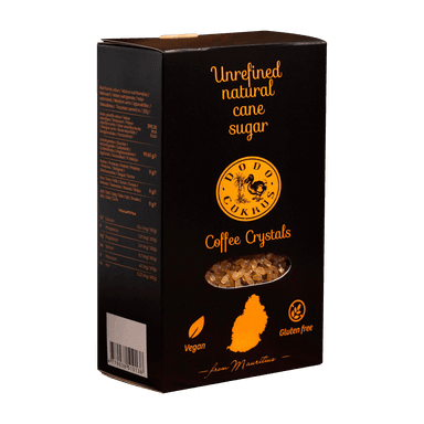 Cane sugar DODO, Coffee Crystals, unrefined, 500 g