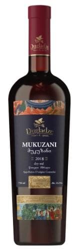 Wine, DUGLADZE, Mukuzani, dry, red, 13.5%, 0.75l