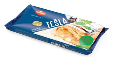 Šaldyta sluoksniuota, bemielė tešla MANTINGA, fasuota, 500 g (M)