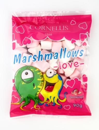 Marshmallows, CORNELLIS Love, 90 g