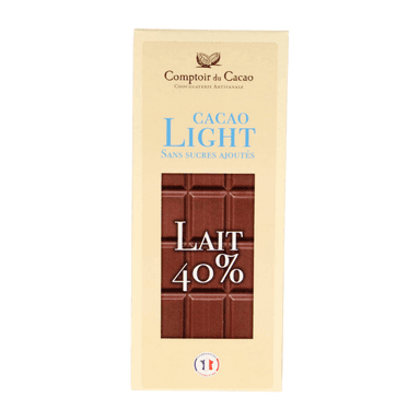 Milk chocolate LAIT 40%, with sweetener