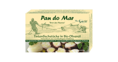 Humboldt squid in organic olive oil