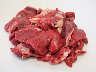 Frozen veal  sliced meat, 2,5 kg
