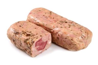 Virtas vištienos vyniotinis su liežuviu. ~350g