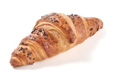 Frozen butter French croissant DELIFRANCE with chocolate and nuts, 90g x 12 pcs.