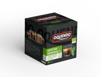 Coffee capsules OQUENDO, DG Bio 100%, Espresso 16 pcs LT-EKO-001