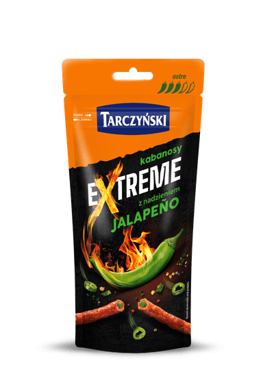 Kabanos dešrelės TARCZYNSKI Extreme, su jalapeno įdaru, 95 g