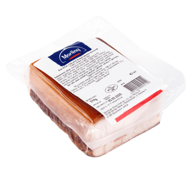 Hot smoked pork bacon, ~500g