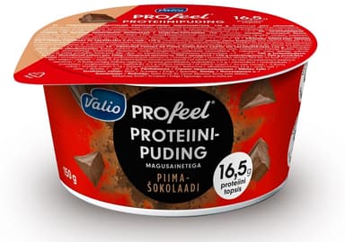Baltyminis pudingas Valio PROFEEL, pieniško šokolado skonio su saldikliais, 150g