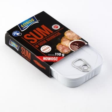 Catfish in barbecue sauce, 110 g