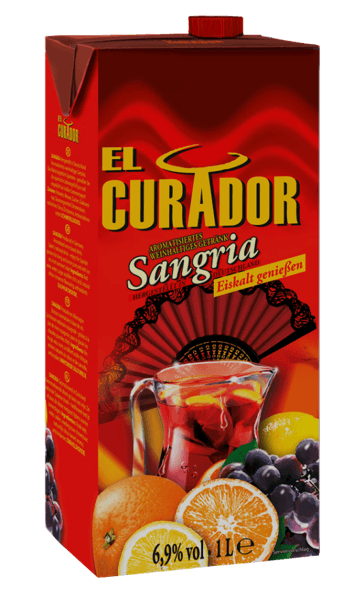 Sangria El Curador, 7%,  tetra pack, 1 l