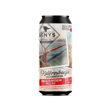 Beer GENYS, NON ALCO California, American Pale Ale, 0%, 0.44l, can, D