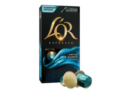 Coffee capsules L'OR Papua New Guinea, 10 pcs