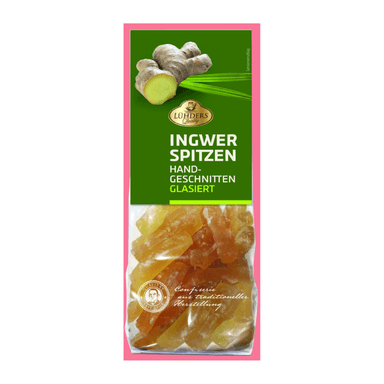 Candied ginger sticks