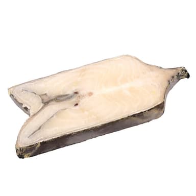 Frozen northern wolffish steaks, 10% glaze, 6 kg