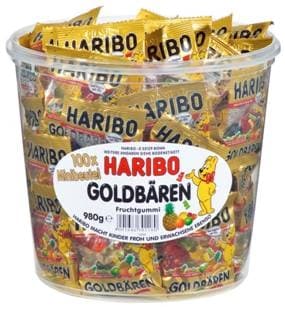 Gummies HARIBO, Goldbaren, mini, 1 kg