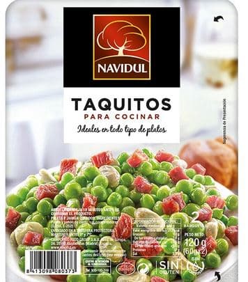 Cured ham NAVIDUL, diced, 120 g