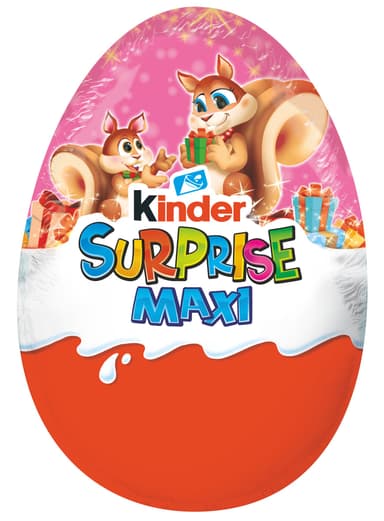 Candy KINDER SURPRISE MAXI PINK, 100 g
