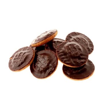 Glazed biscuits PRIMART, with orange filling, 0,9 kg