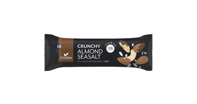 Collagen protein bar with almonds and sea salt
