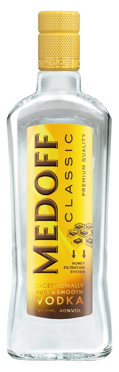 Vodka MEDOFF Classic, 40%, 0,7 l