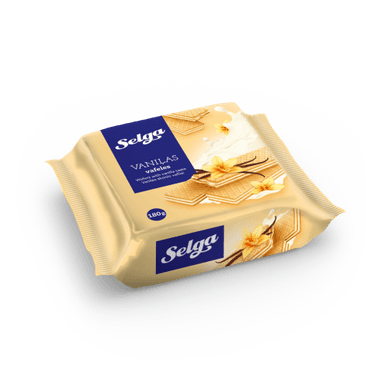 Vafliai SELGA, vaniliniai, 180 g