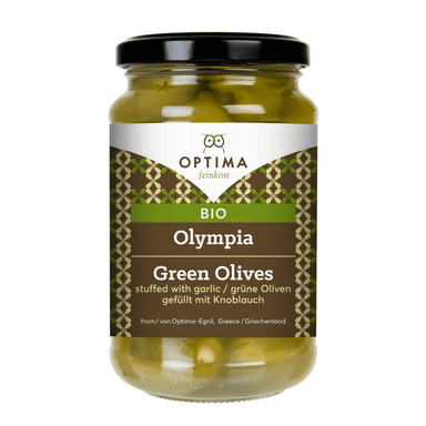 Garlic-stuffed olives OLYMPIA CHALKIDIKI, organic