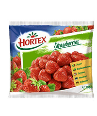 Frozen strawberries HORTEX, 300 g