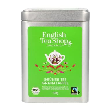 Žalioji arbata su rožių žiedlapiais ir granatais, biri, ekologiška