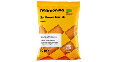 Cookies with sunflower seed paste, organic