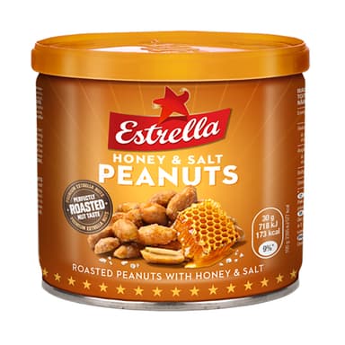Honey roasted peanuts ESTRELLA, 140 g